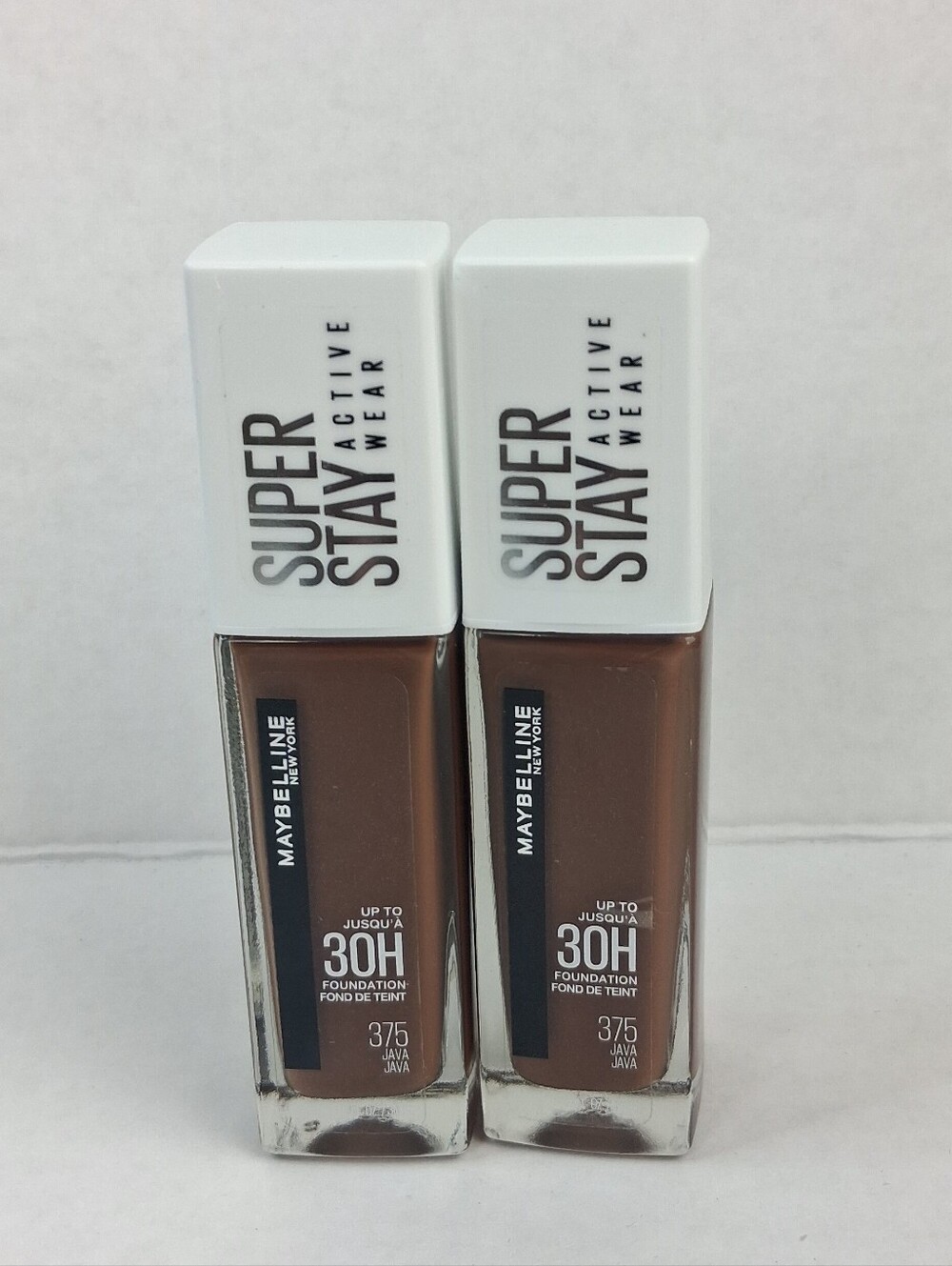 Maybelline Super Stay Full Coverage Liquid Foundation: 375 Java 1oz. Lot of 2